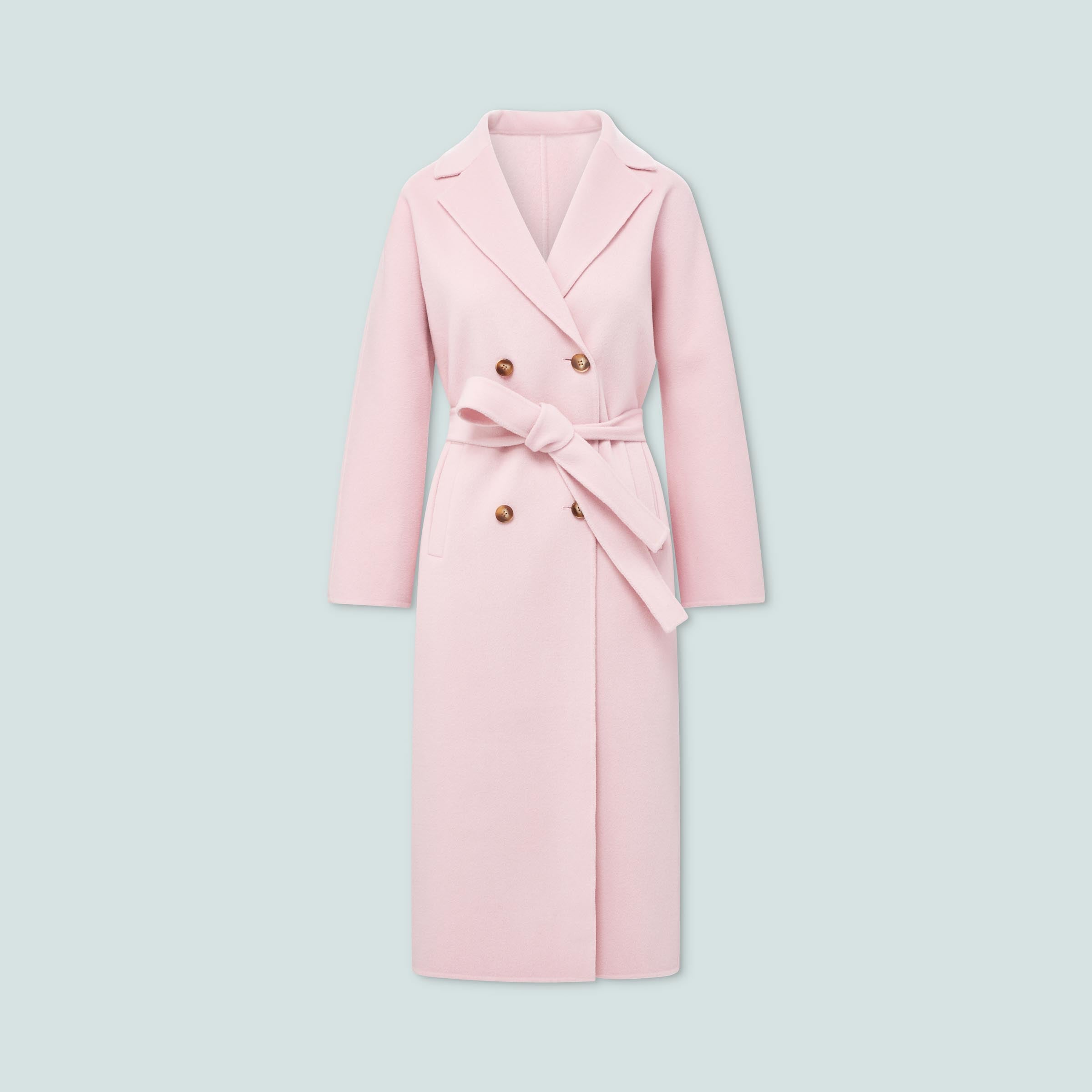 Nicola Cashmere Coat — Pink – GARIN