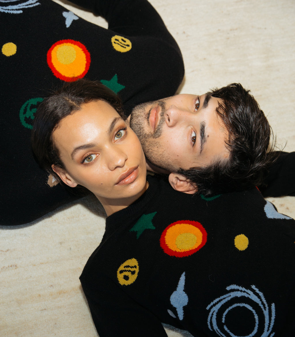 Blackhole Crewneck Cashmere Sweater Unisex – GARIN