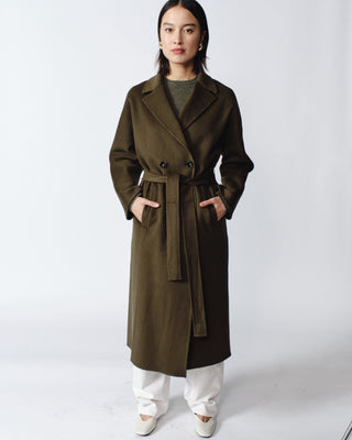 Nicola Cashmere Coat — Green