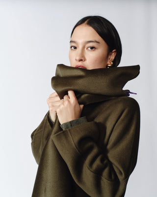 Nicola Cashmere Coat — Green