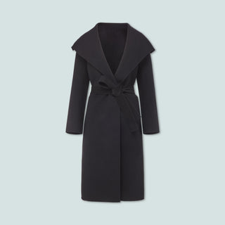 Gabriella Cashmere Coat — Black