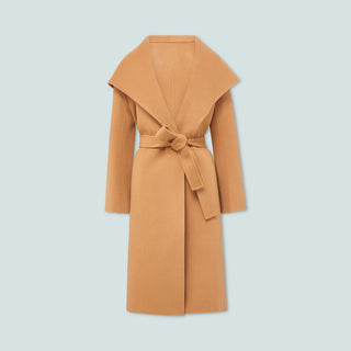 Gabriella Cashmere Coat — Camel