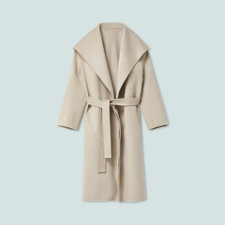 Gabriella Cashmere Coat — Oatmeal