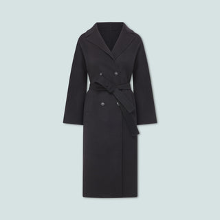 Nicola Cashmere Coat — Black