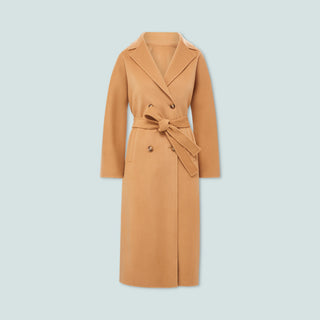 Nicola Cashmere Coat — Camel