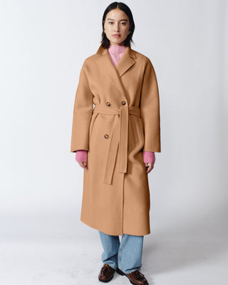 Nicola Cashmere Coat — Camel