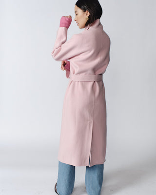 Nicola Cashmere Coat — Pink