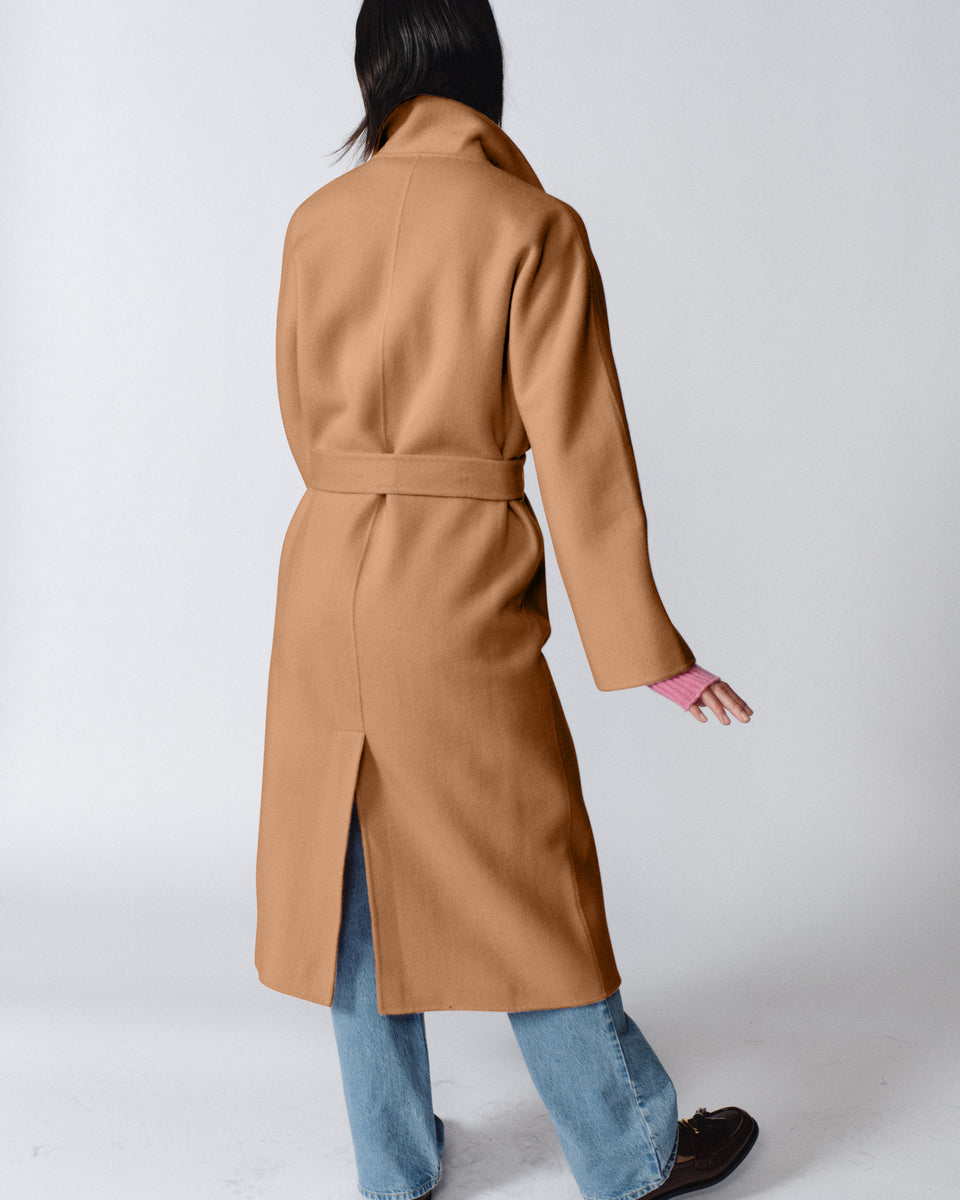 Nicola Cashmere Coat - Camel