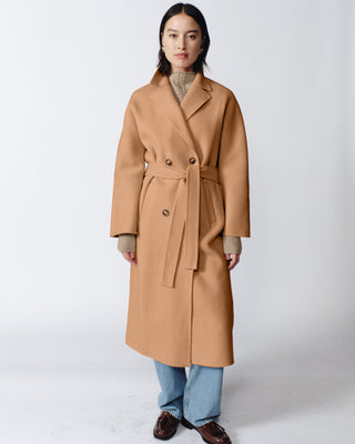 Nicola Cashmere Coat — Camel