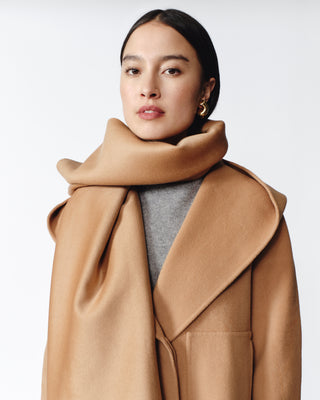 Gabriella Cashmere Coat — Camel