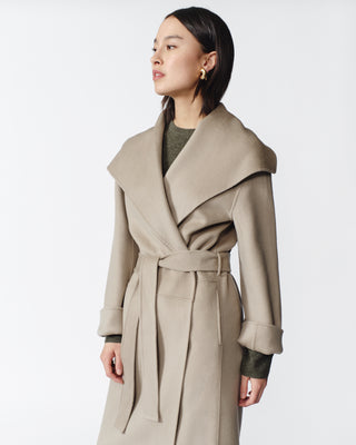 Gabriella Cashmere Coat — Oatmeal