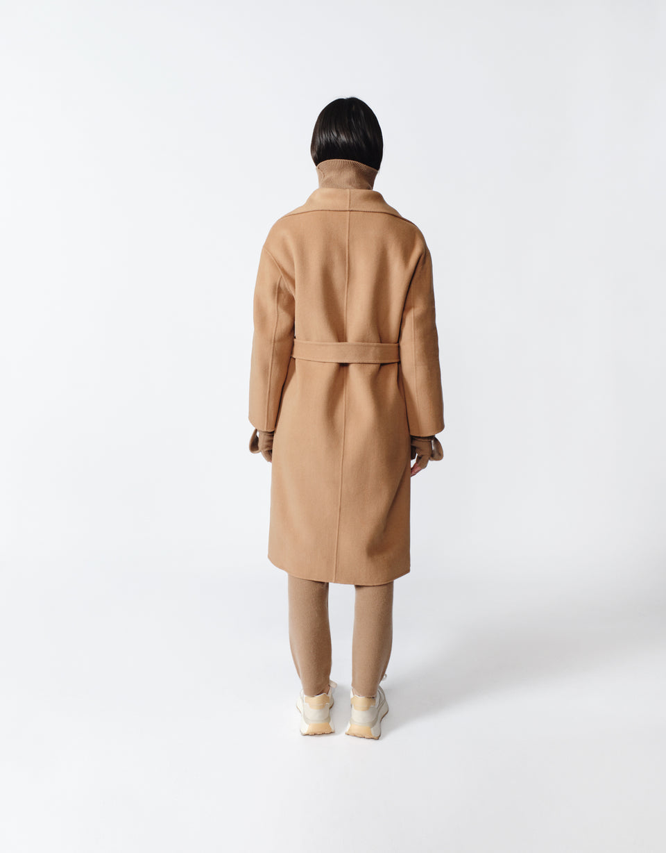 Gabriella Cashmere Coat - Camel