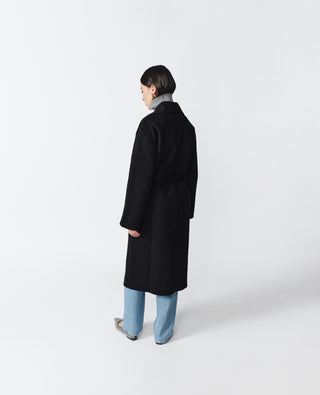 Gabriella Cashmere Coat — Black