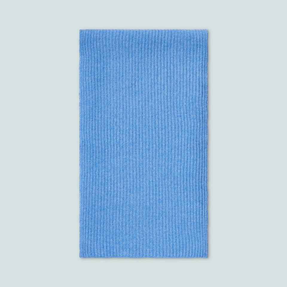 Scarf, Blue solid scarf