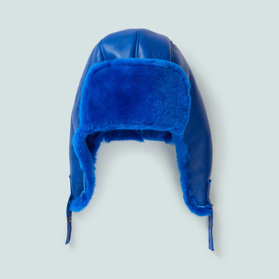 Aviator Hat, Cobalt Blue
