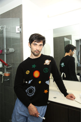 Blackhole Crewneck Unisex — Black