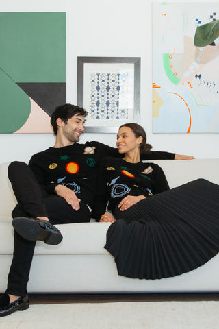 Blackhole Crewneck Unisex — Black