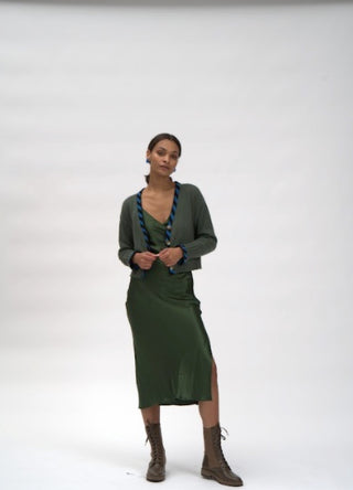 Cher Cardigan — Green