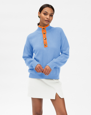 The Diana — Lisboa Blue/Jaffa Orange